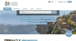 Desktop Screenshot of landkreis-regen.de